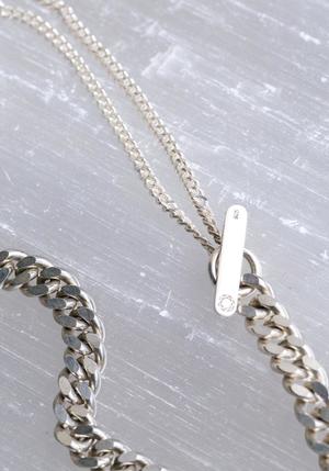 Saskia Diez Grand Mixed Chain Choker - Sterling Silver | Garmentory