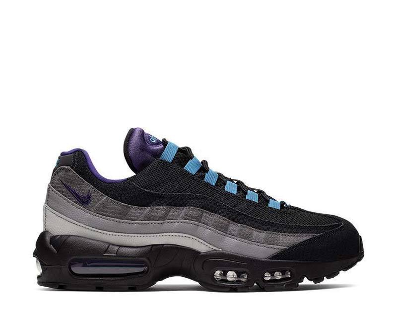 black and purple air max 95