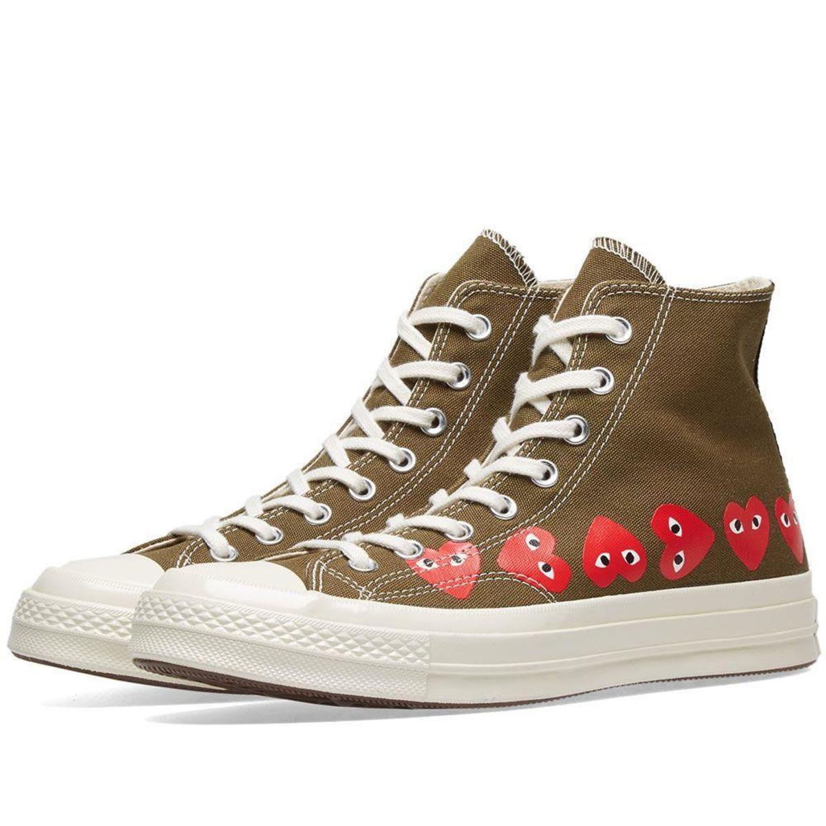 Cdg converse high brown Clearance