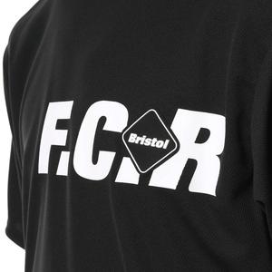 F.C. Real Bristol Straddle Logo S/S Tour Tee - NAVY | Garmentory