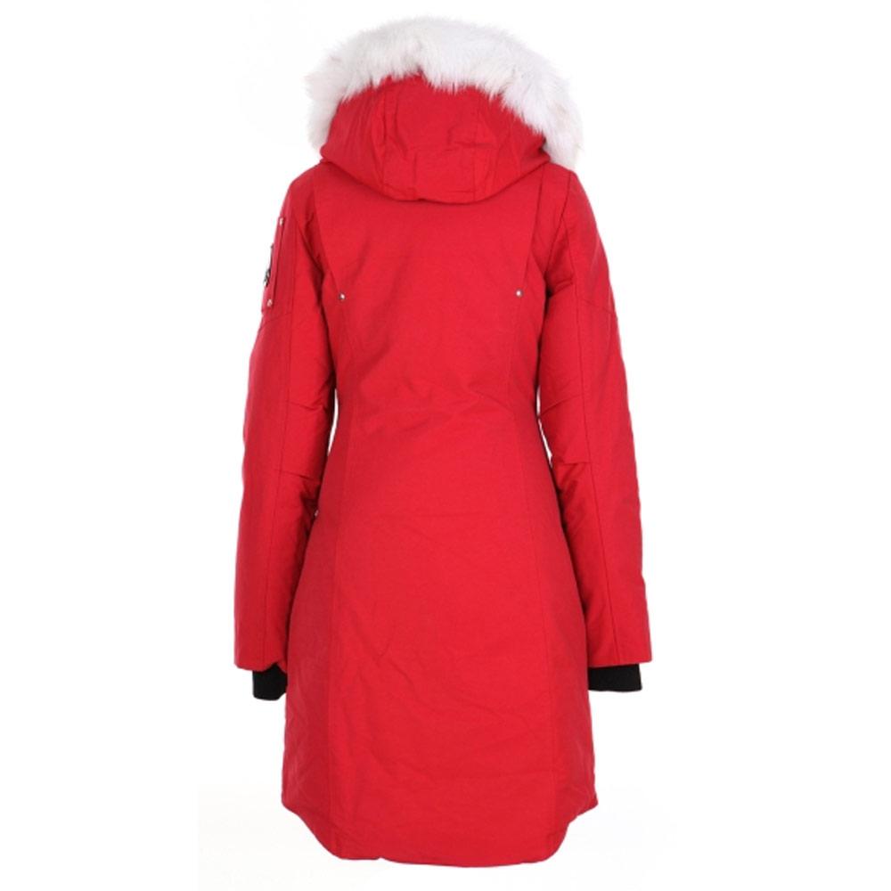 moose knuckles red coat