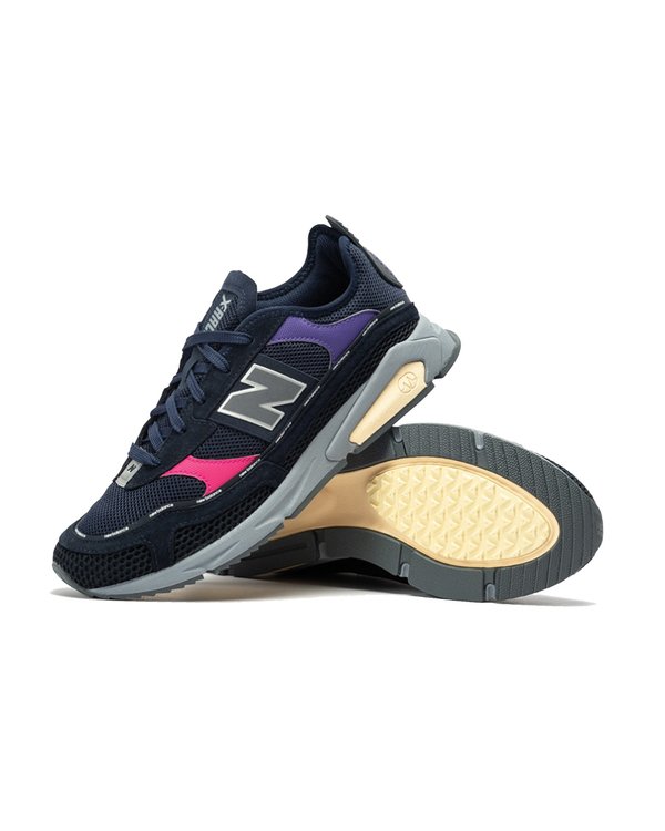 New Balance X-Racer Sneakers - Navy/Red 