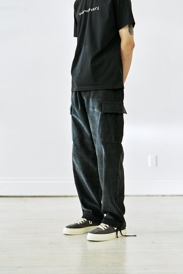 Pop Trading Company Corduroy Cargo Pants - Anthracite | Garmentory