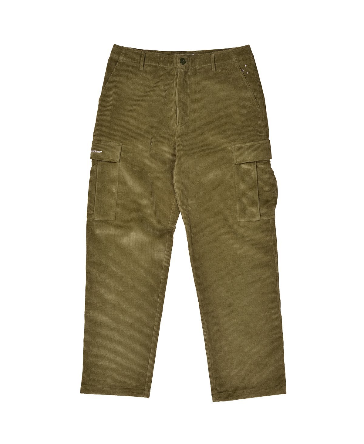 Pop Trading Company Corduroy Cargo Pants - Hunting Green - Image 4 of 5