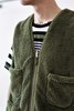 Pop Trading Company Harold Reversible Vest - Hunting Green - Thumbnail 9
