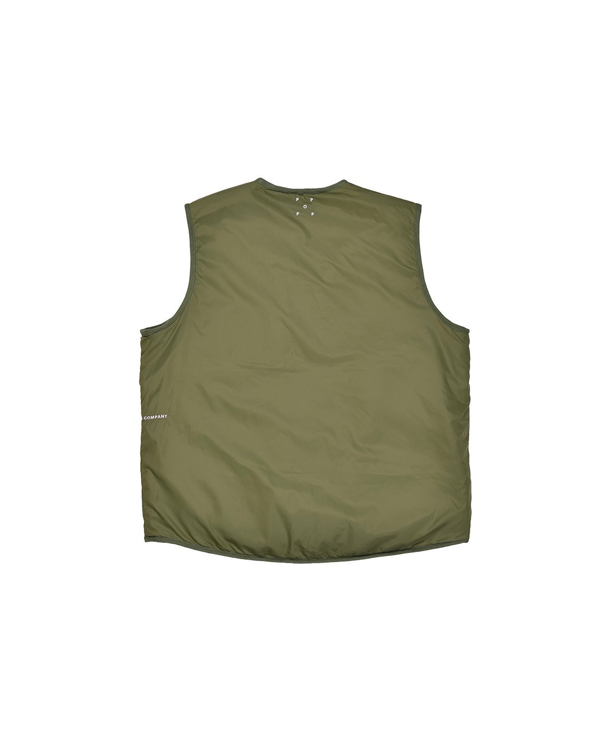 Pop Trading Company Harold Reversible Vest - Hunting Green - Image 14 of 16