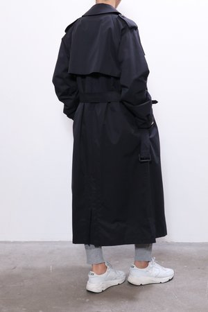 Nili Lotan Tanner Trench Coat - Dark Navy Nili Lotan Tanner Trench Coat - Dark Navy