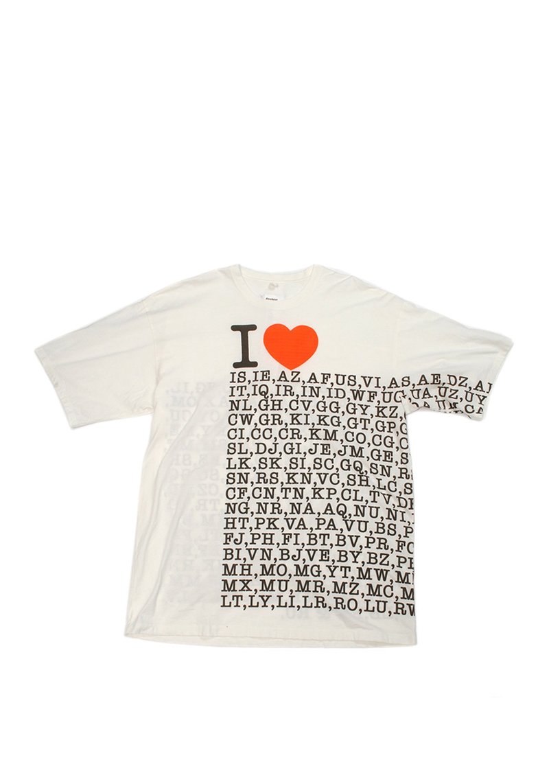 Doublet I Love ... Compressed Earth Ball T-Shirt | Garmentory