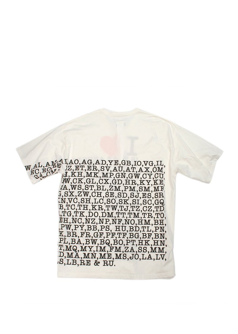 Doublet I Love ... Compressed Earth Ball T-Shirt | Garmentory