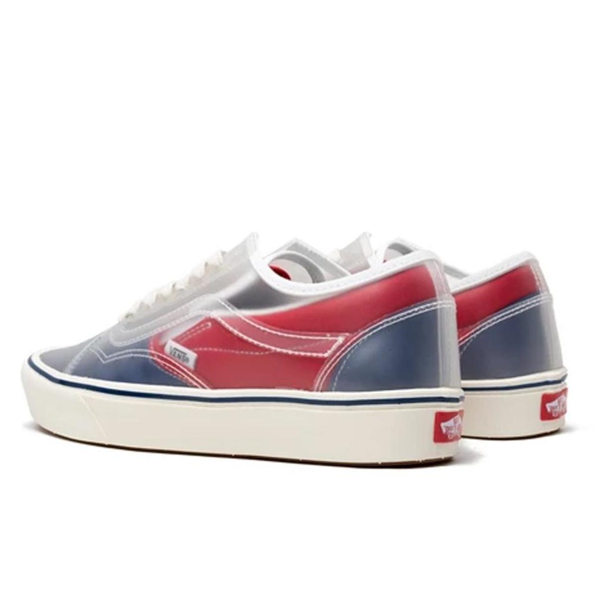 VANS Slip-Skool Canvas - True Navy/Red - Image 3 of 3