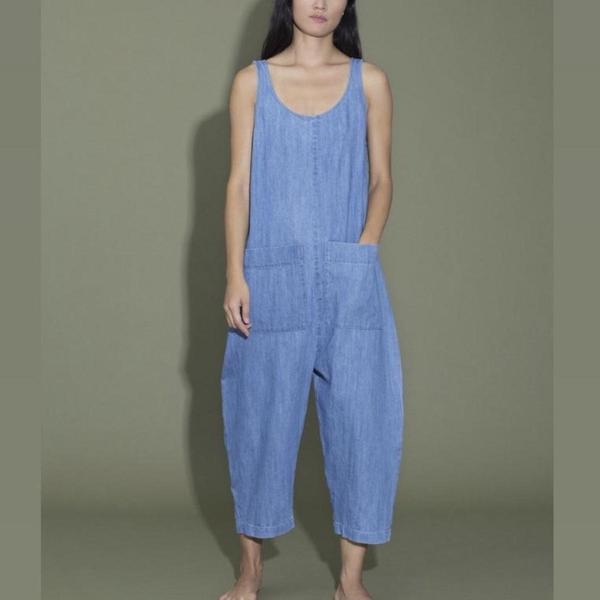 Ilana Kohn Gary Jumpsuit - Faded Denim 