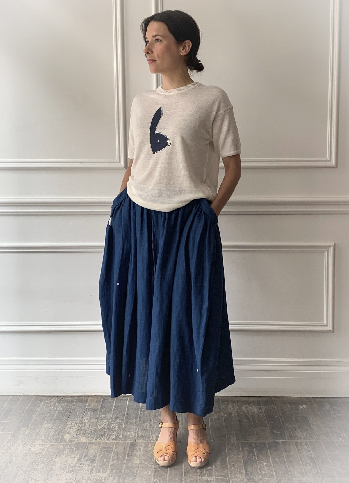 Mina Perhonen Cosmos Skirt - Blue | Garmentory