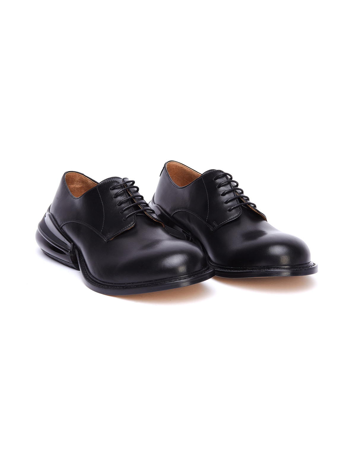 Maison Margiela Leather Airbag Derby - Black | Garmentory