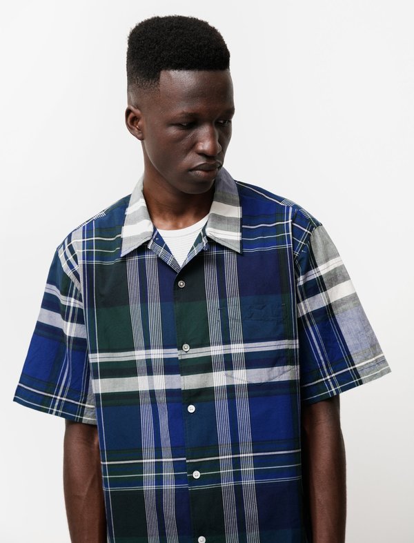 Norse Projects Carsten Madras Shirt - Dark Navy Norse Projects Carsten Madras Shirt - Dark Navy