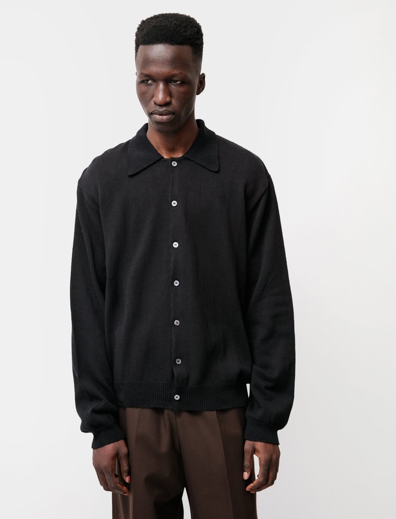 Our Legacy Evening Polo Cotton - Black | Garmentory