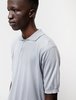 Niuhans Fine Gauge Cotton Polo Sweater - Glacier - Thumbnail 2
