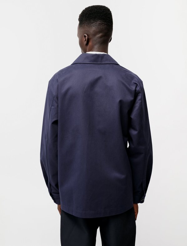James Coward Ganz Worker Jacket - Navy Drill | Garmentory