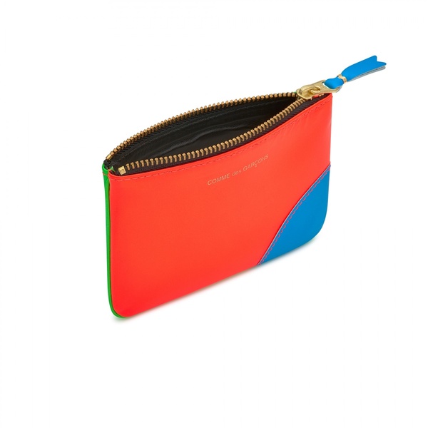 Comme des Garçons Small Zip Pouch SA8100SF - Orange Comme des Garçons Small Zip Pouch SA8100SF - Orange