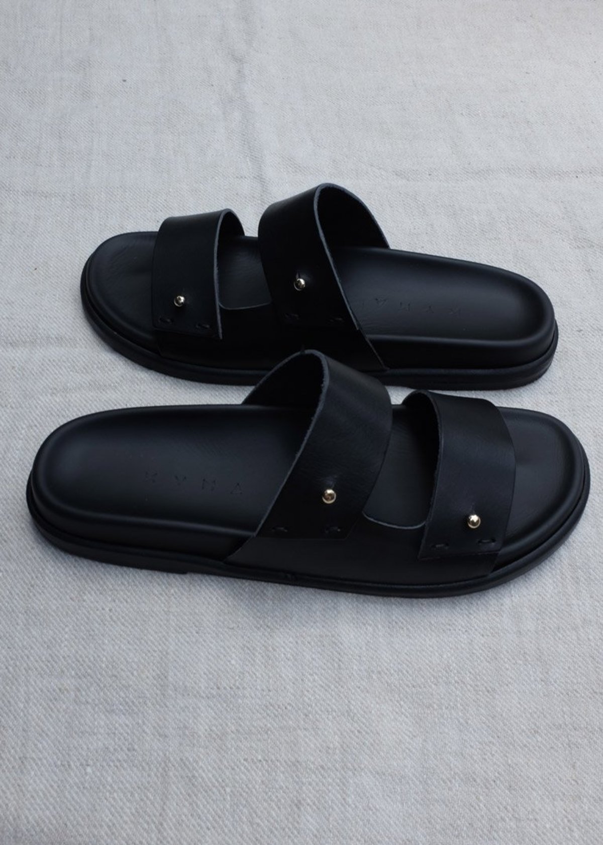 Kyma Lakki Footbed Sandals - Black - Image 5 of 6