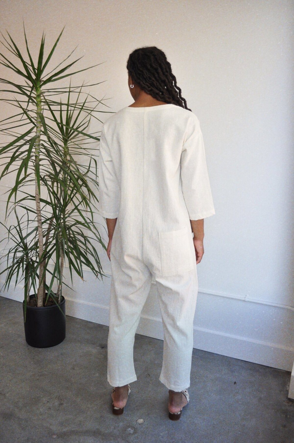 Happy French Gang Jumpsuit - Ivory - Image 4 of 4