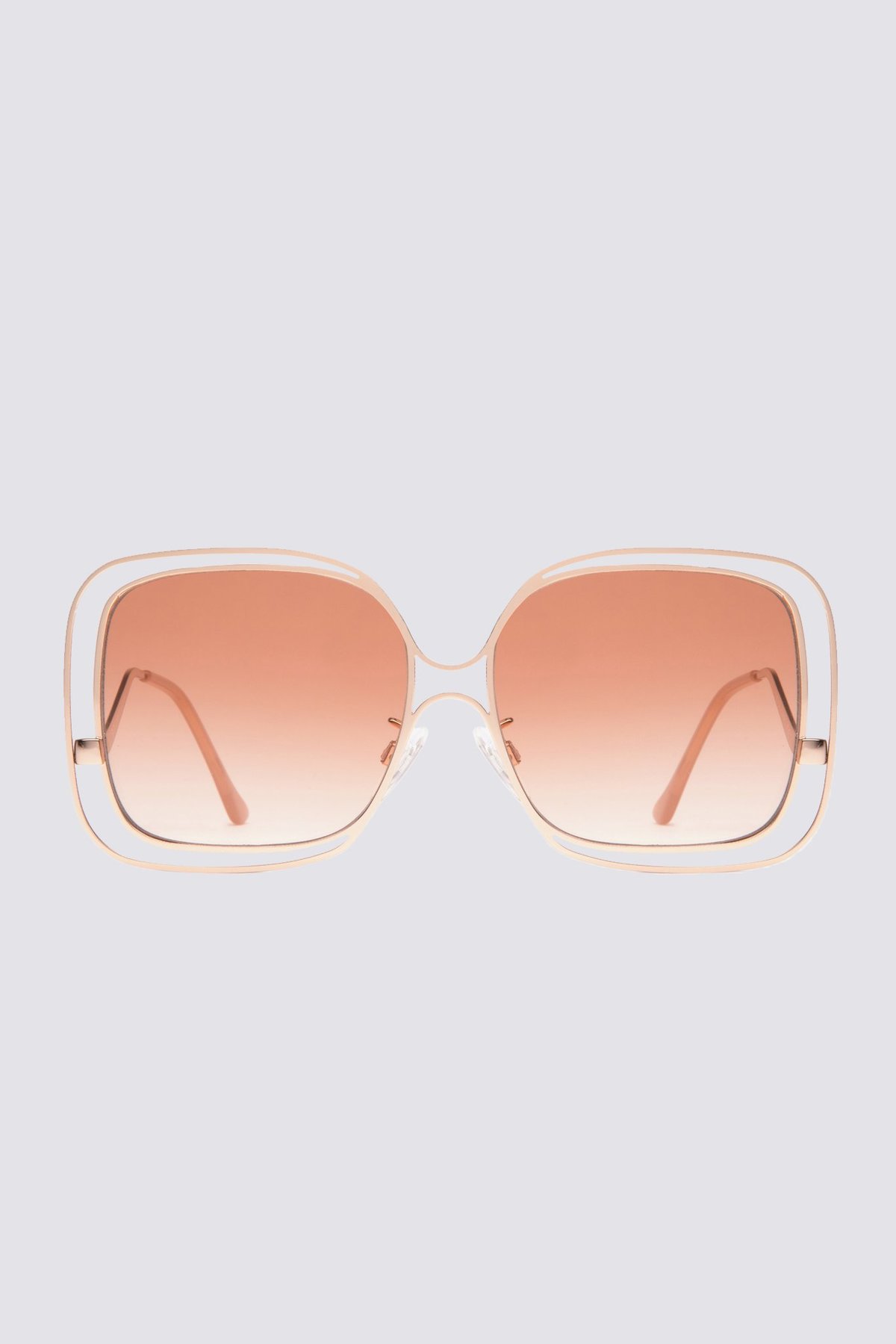 Velvet Canyon Revolution Sunglasses in Peach Femme Chat main image 2