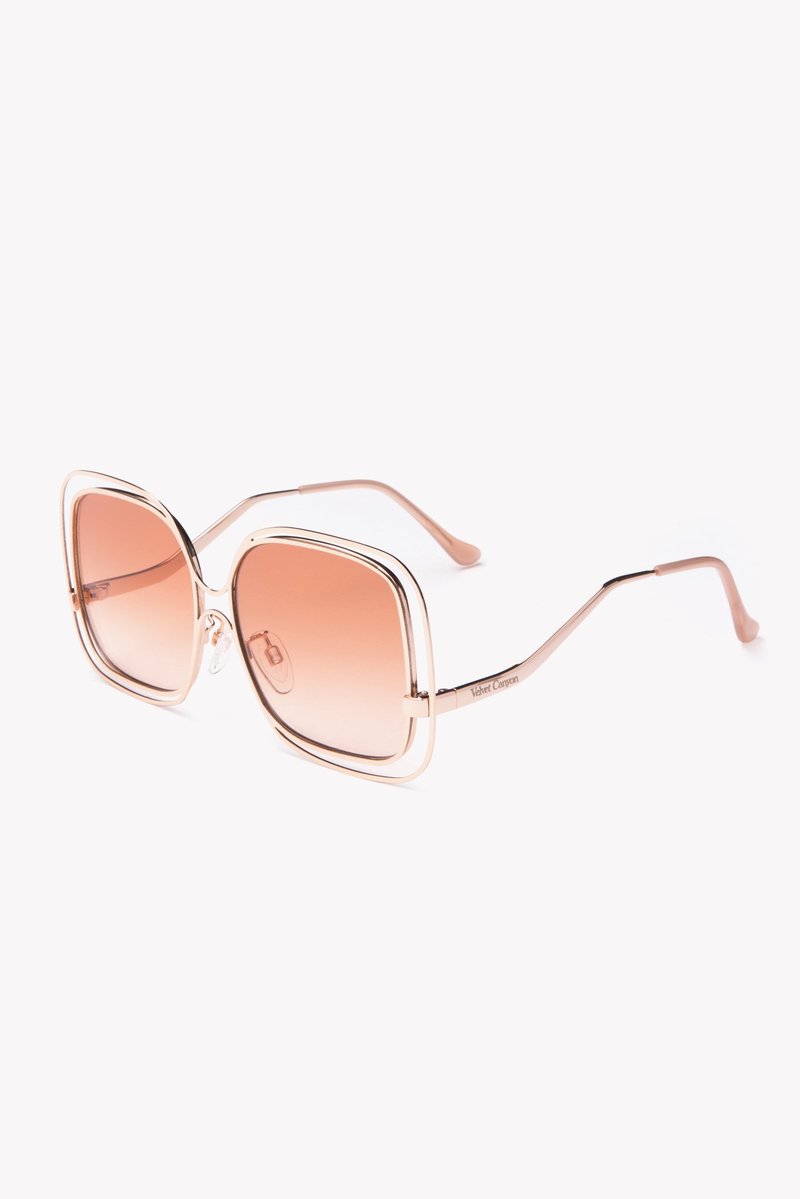Velvet Canyon Studio 54 Sunglasses - Peach | Garmentory display picture 3