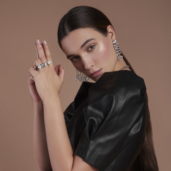 Joomi Lim Wild Tiger Crystal Earrings - Hematite/Crystal Joomi Lim Wild Tiger Crystal Earrings - Hematite/Crystal