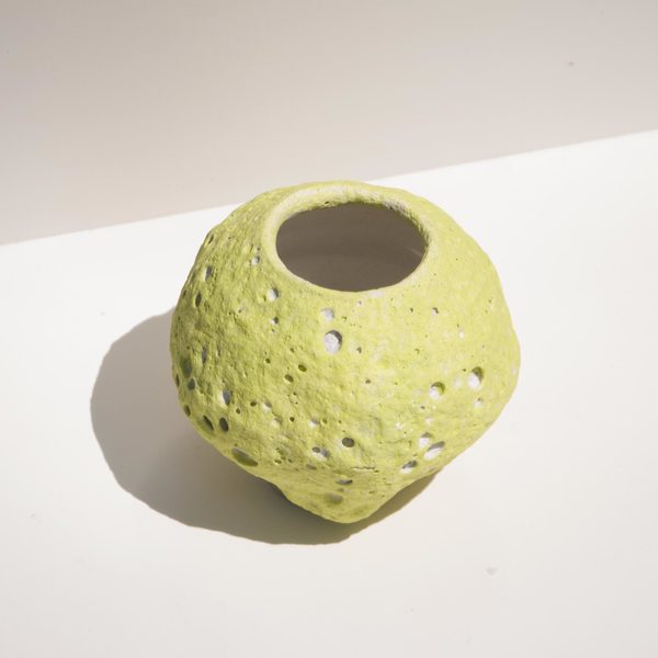 Raina Lee Ceramics Small Moonjar vase - Chartreuse Raina Lee Ceramics Small Moonjar vase - Chartreuse