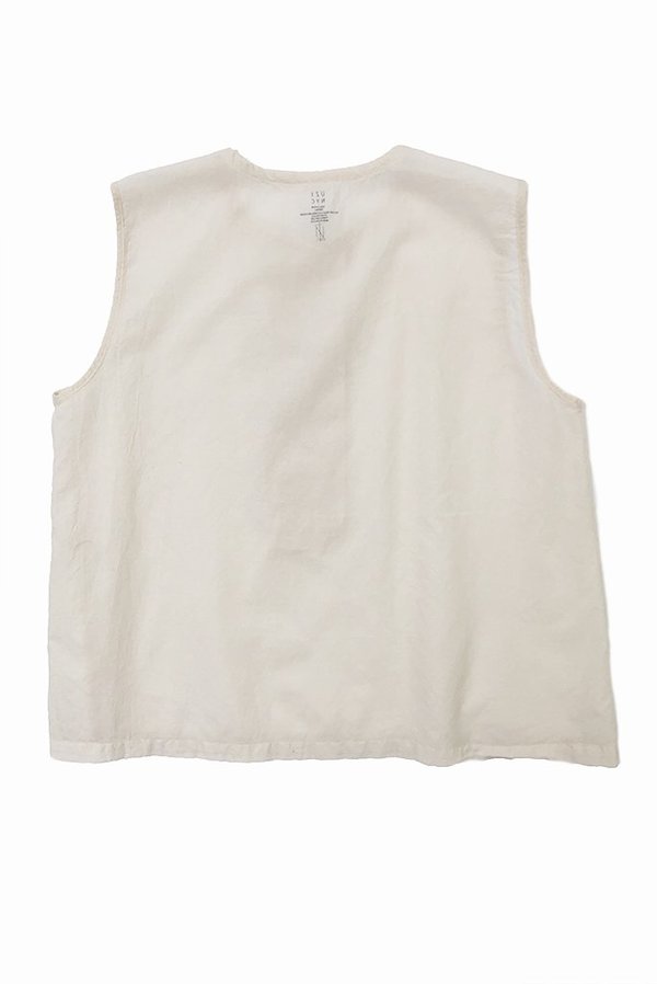 Uzi NYC UZI Placket Top - Cream Uzi NYC UZI Placket Top - Cream