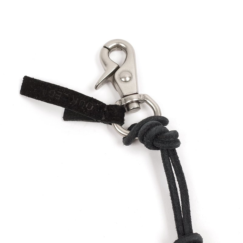Our Legacy Ladon Leather Keychain - Black | Garmentory