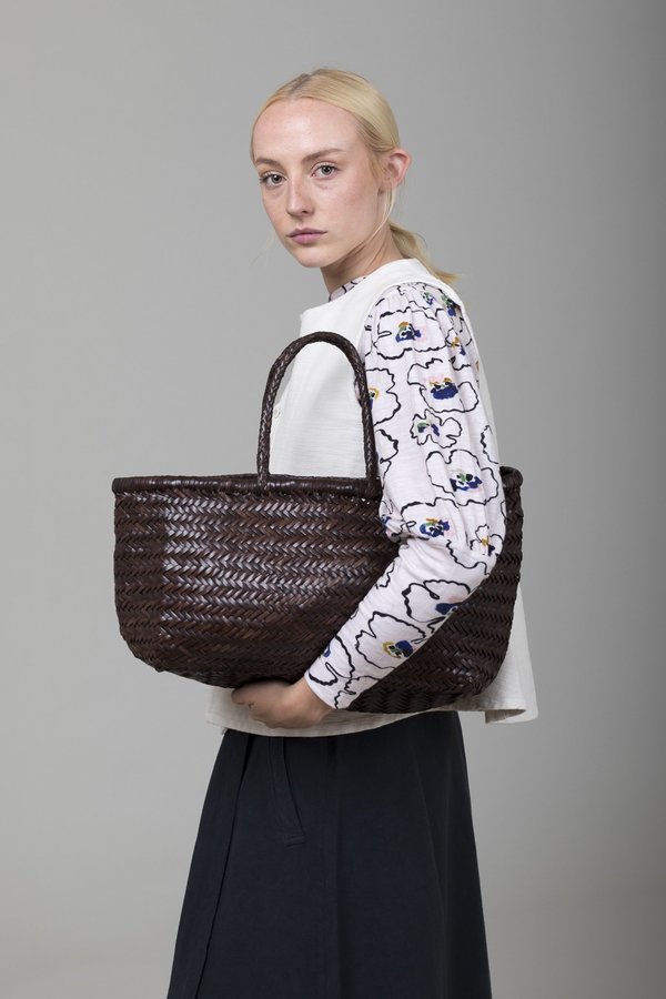 Dragon Diffusion Bamboo Triple Jump Tote - Dark Brown | Garmentory