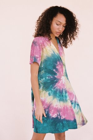 Lacausa Quinn Dress - Cosmic Swirl Lacausa Quinn Dress - Cosmic Swirl