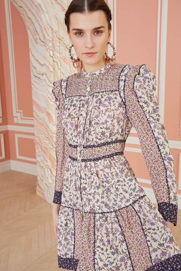 long denim dress strapless Sequined And Lace With Embroidered Detail – Rodarte Size:XS/S (8-12) and a sleek clutch Prom  Dress Dark Purple Strapless Metallic
