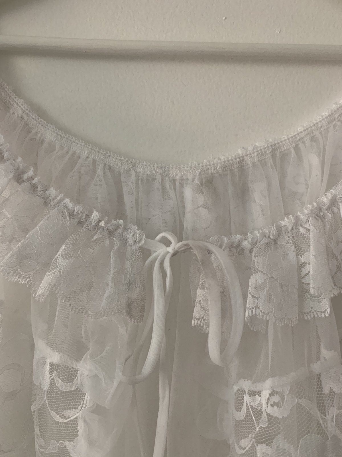 Vintage Lace Top White Garmentory