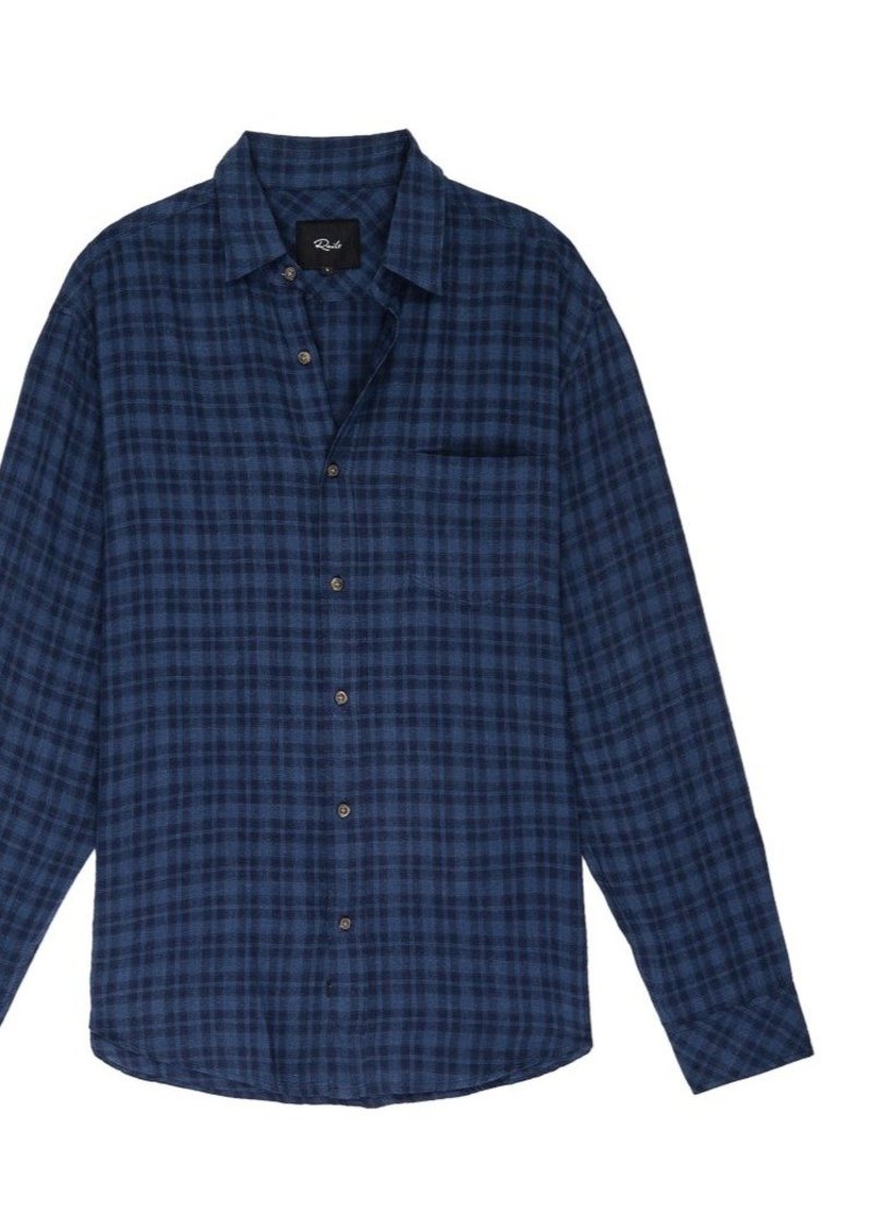 Rails Connor Shirt Blue/Navy Plaid Garmentory