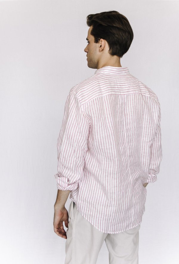 Frank and Eileen Linen Striped Button Down Frank and Eileen Linen Striped Button Down