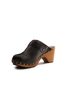 Lisa B. high heel leather clogs - black - Thumbnail 3