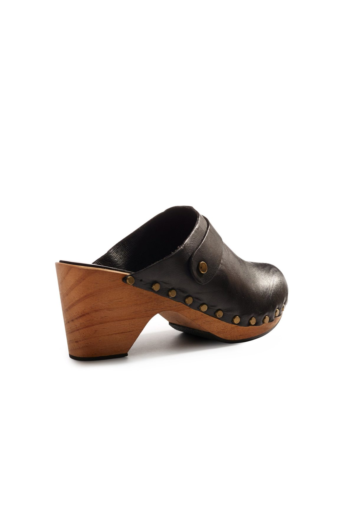 Lisa B. high heel leather clogs - black - Image 4 of 7