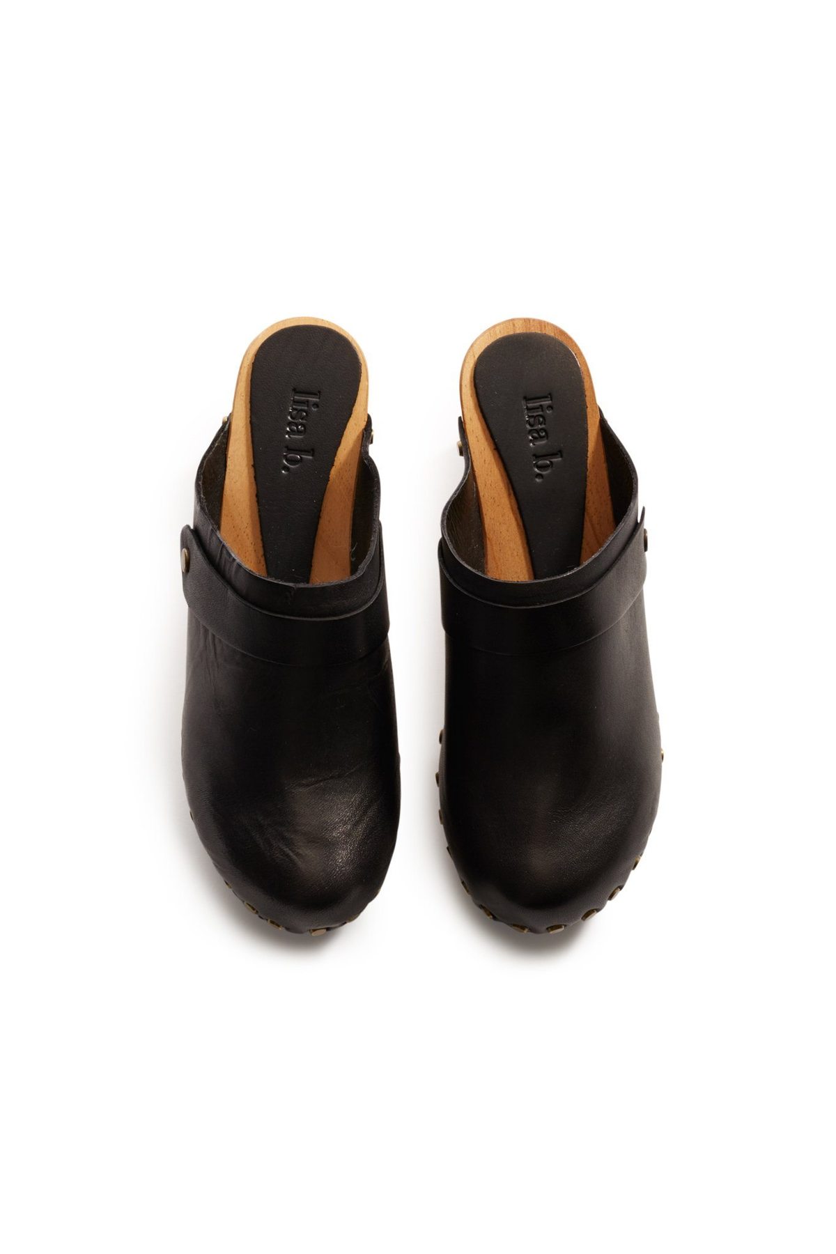 Lisa B. high heel leather clogs - black - Image 7 of 7
