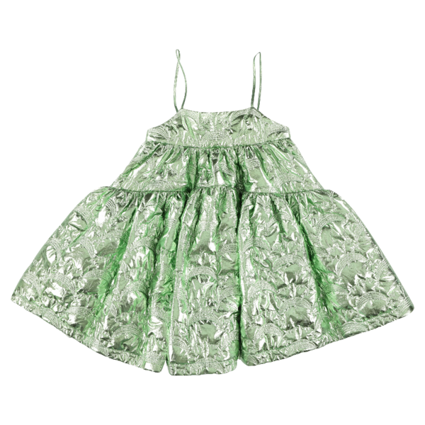 Kids Caroline Bosmans Sleeveless Dress - Metal Mermaid Kids Caroline Bosmans Sleeveless Dress - Metal Mermaid