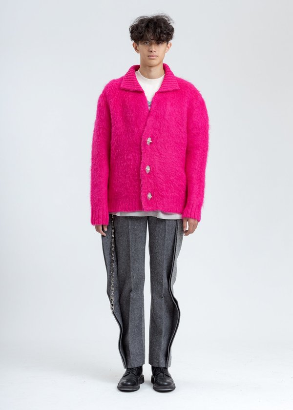 we11done Metal Detail Cardigan - Pink
