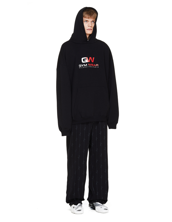 Balenciaga Gym Wear Hoodie - Black | Garmentory