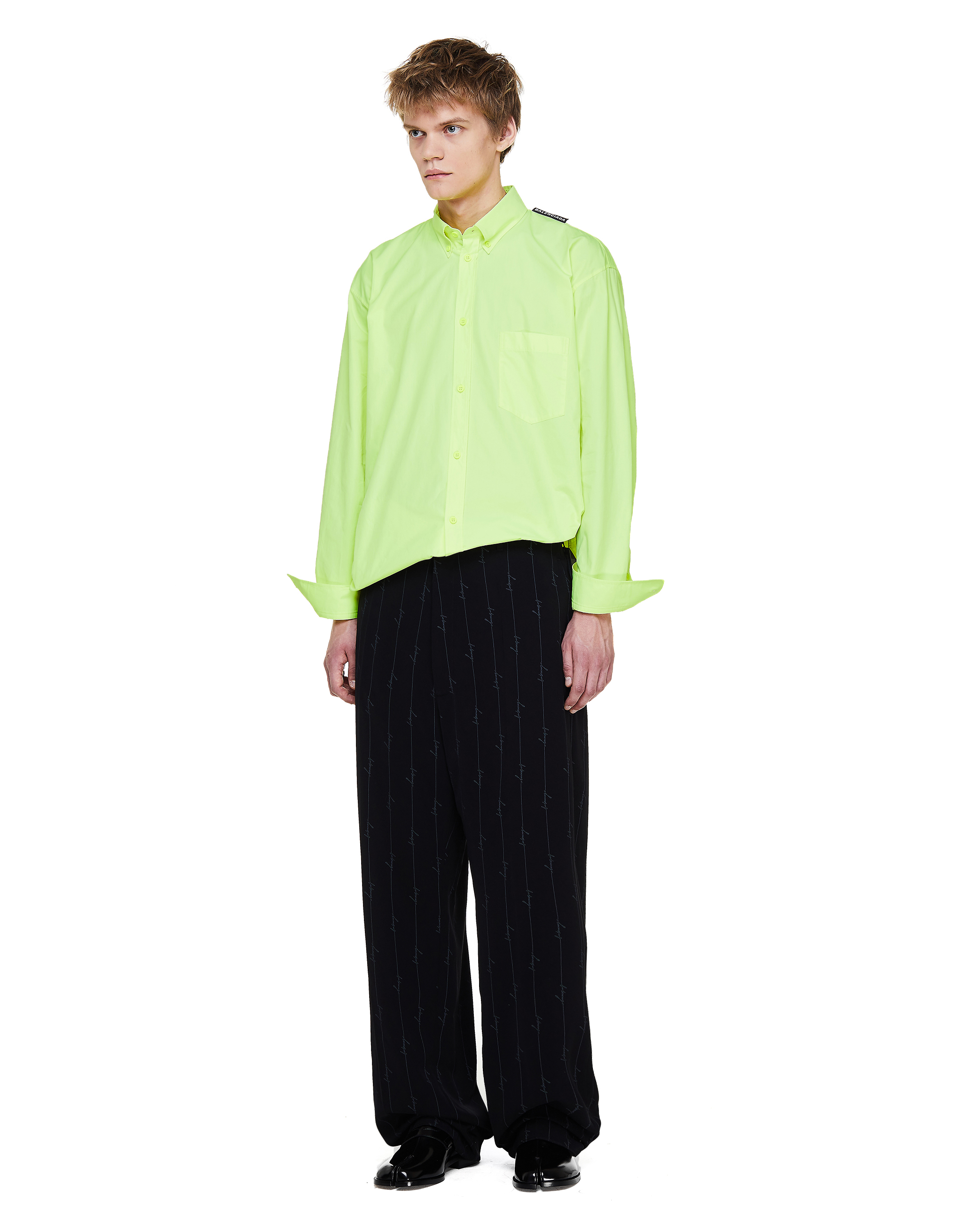 green balenciaga shirt