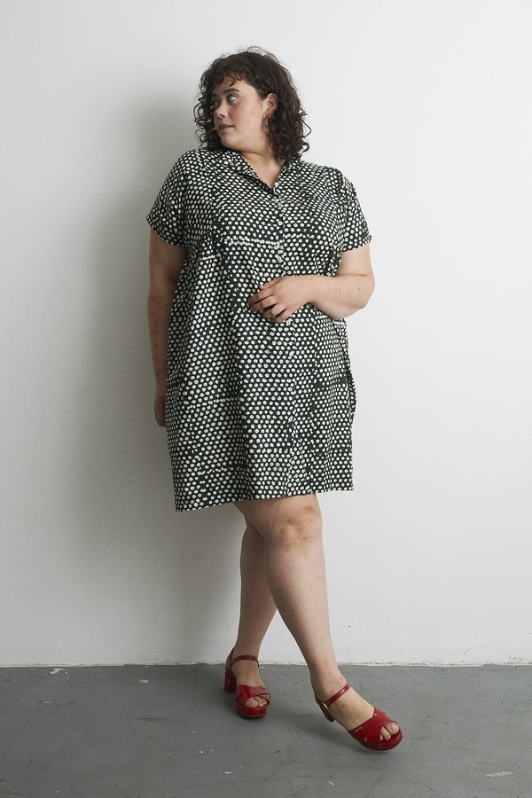 Osei-Duro Bata Dress - Bullfrog by Moonlight Osei-Duro Bata Dress - Bullfrog by Moonlight