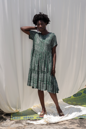 Osei-Duro Layer Dress - Bullfrog by Moonlight Osei-Duro Layer Dress - Bullfrog by Moonlight