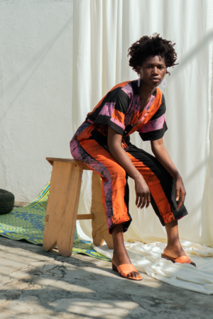 Osei-Duro Opus Jumpsuit - Carmine Osei-Duro Opus Jumpsuit - Carmine
