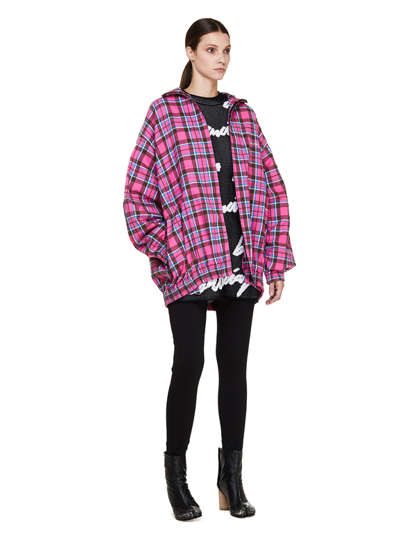 Balenciaga Flannel Jacket - Pink | Garmentory