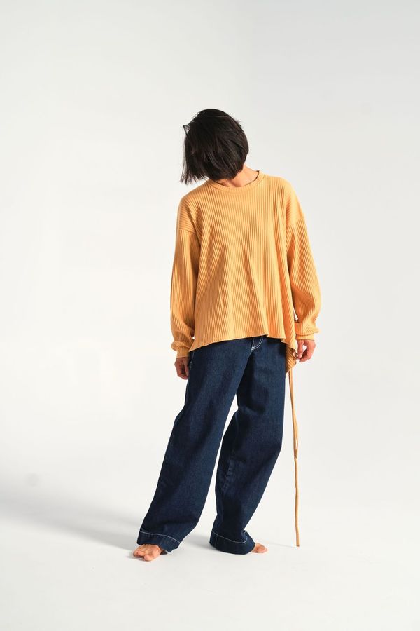 トップス BASERANGE SHAWLONG SLEEVE-RIB FLEECE Baserange Rib Fleece Shaw Longsleeve | Garmentory