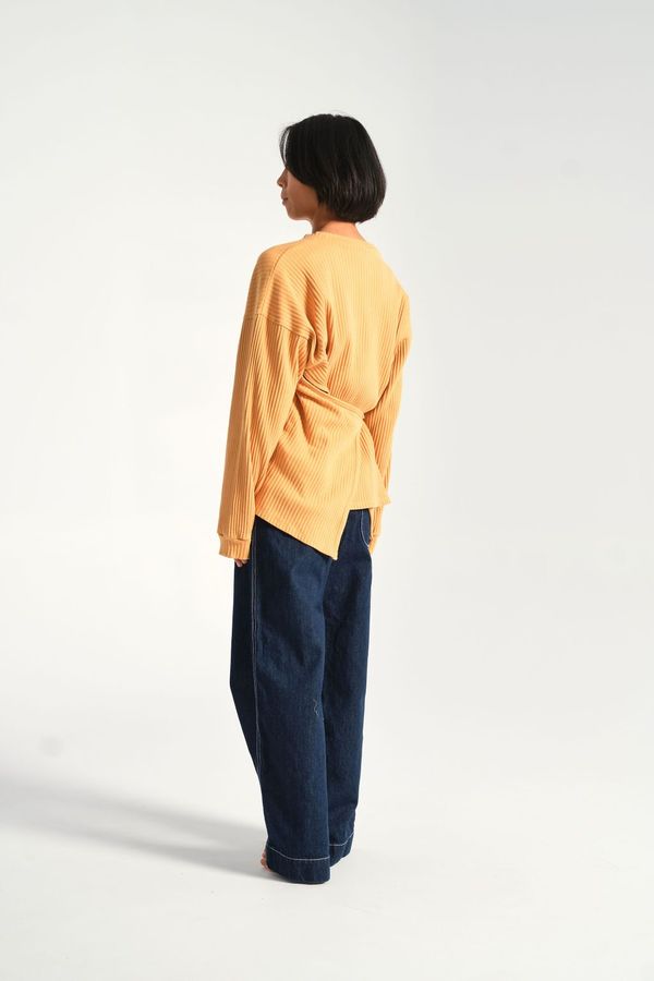 Baserange Rib Fleece Shaw Longsleeve | Garmentory