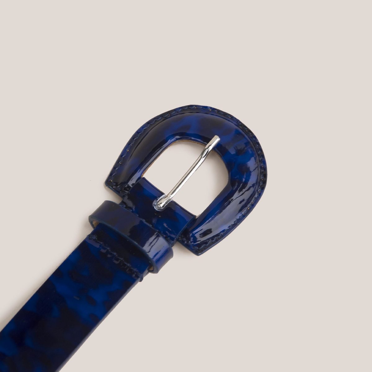 Maryam Nassir Zadeh Bruno blue tortoise belt xs/s Maryam Nassir Zadeh Obi Belt in Lapis | NONNA main image 3